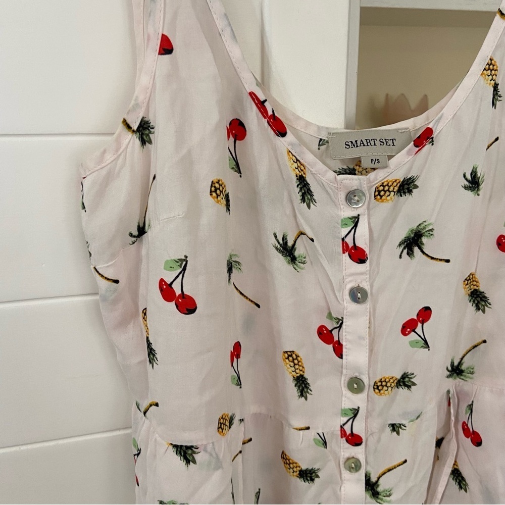 Vintage White Babydoll Tank Print - Picture 2 of 4